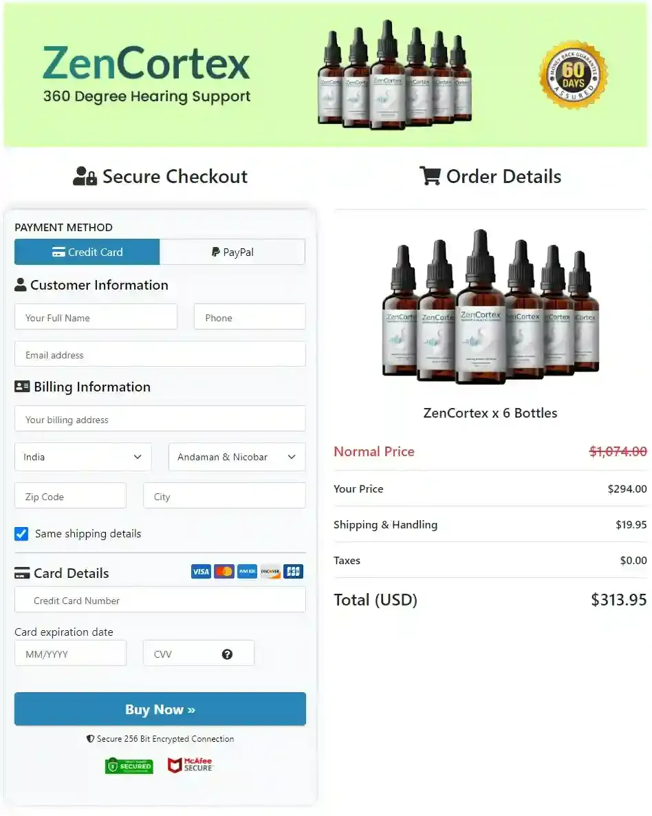 Zencortex Price